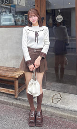 モデル：161cm（着用サイズ：FREE　着用カラー：IVO）