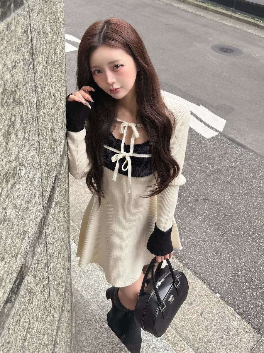 モデル：158cm（着用サイズ：FREE　着用カラー：WHT）