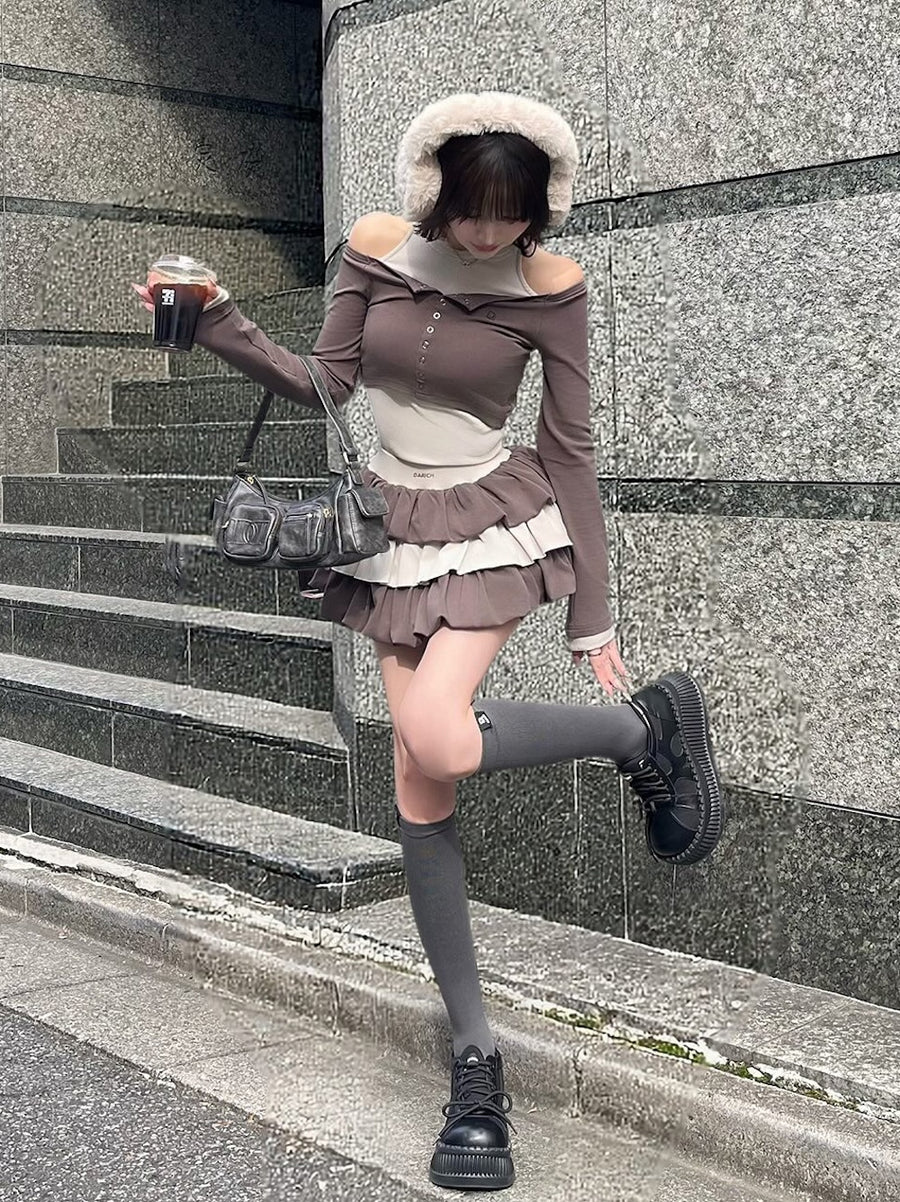 モデル：165cm（着用サイズ：FREE　着用カラー：C-GRY）