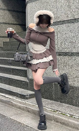モデル：165cm（着用サイズ：FREE　着用カラー：C-GRY）