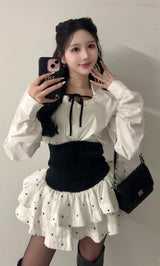 モデル：165cm（着用サイズ：FREE　着用カラー：WHT）