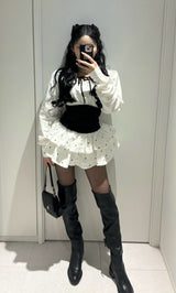 モデル：165cm（着用サイズ：FREE　着用カラー：WHT）