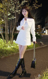 モデル：158cm（着用サイズ：FREE　着用カラー：IVO）