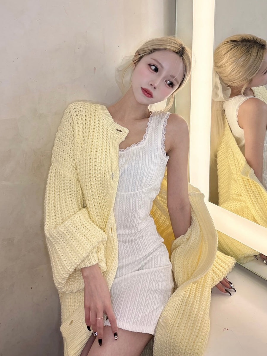 モデル：155cm（着用サイズ：FREE　着用カラー：YEL）