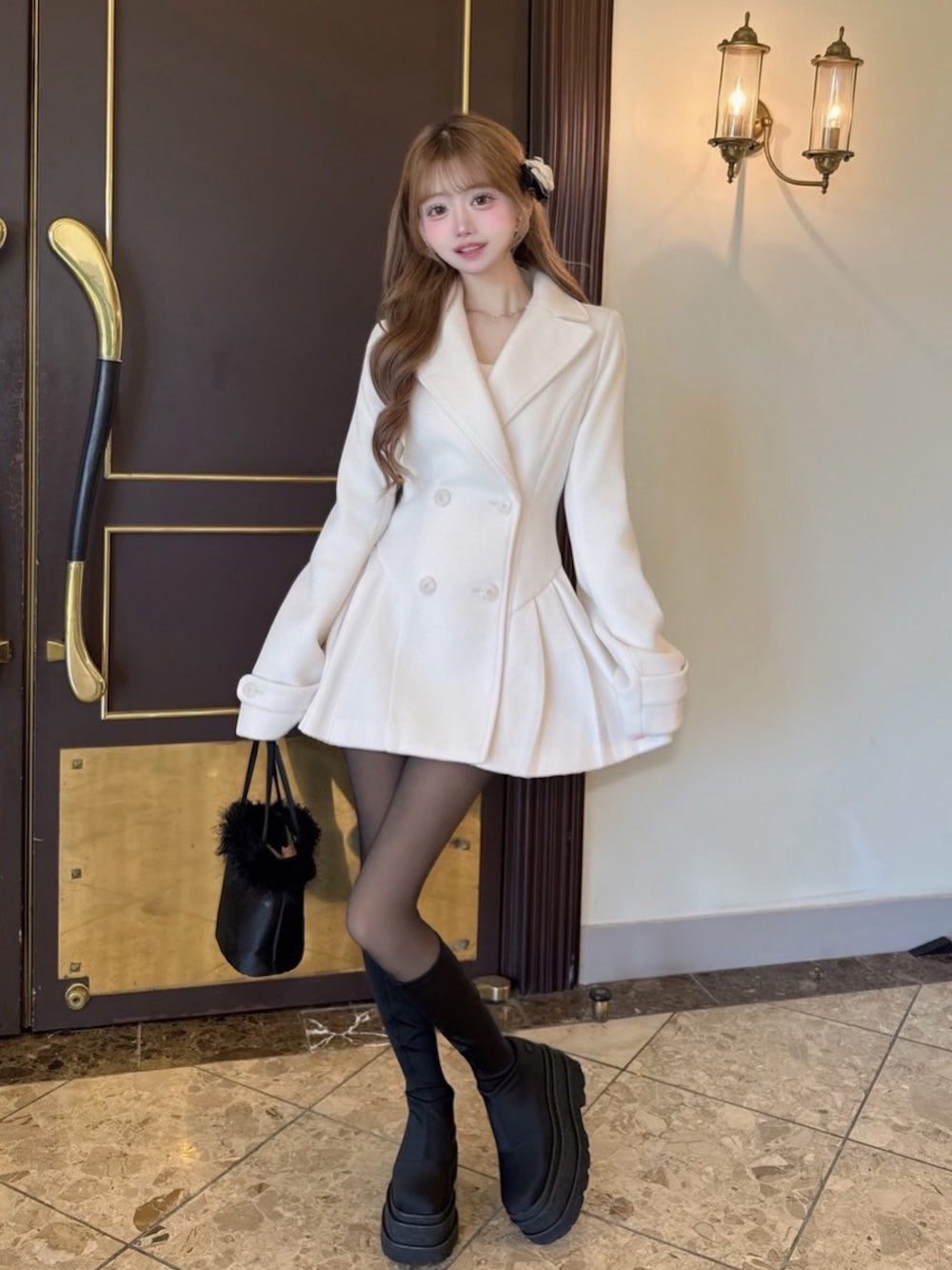 Darich プリンセスラインジャケットコート YEL ダーリッチ プリンセスラインジャケットコート – Darich