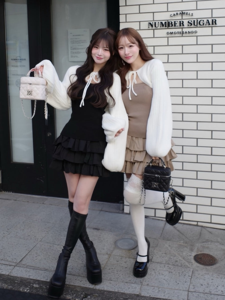 【BEG】156cm/FREE 【BLK】158cm/FREE
