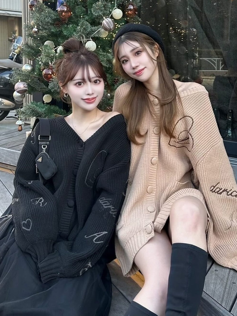 【BLK】164cm/FREE 【BEG】158cm/FREE