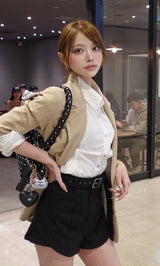 モデル：163cm（着用サイズ：S　着用カラー：BEG）