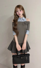 モデル：158cm（着用サイズ：FREE　着用カラー：GRY）