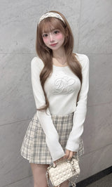 新品タグ付き♡DATURA さくりなコラボフードビジューダーリンニット♡ピンク DaTuRa - 新品タグ付き♡DATURA さくりなコラボフードビジューダーリン