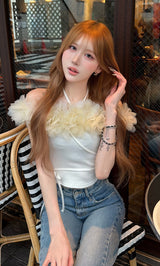 モデル：165cm（着用サイズ：FREE　着用カラー：WHT）