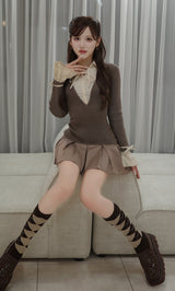 サイズ：FREE　カラー：BRN