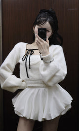 モデル：165cm（着用サイズ：FREE　着用カラー：IVO）