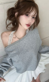 モデル：165cm（着用サイズ：FREE　着用カラー：GRY）