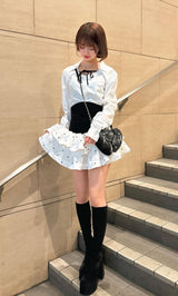 モデル：162cm（着用サイズ：FREE　着用カラー：WHT）