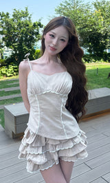 モデル：158cm（着用サイズ：FREE　着用カラー：BEG）