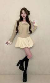 モデル：158cm（着用サイズ：FREE　着用カラー：BEG）