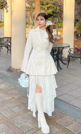 モデル：158cm（着用サイズ：FREE　着用カラー：IVO）