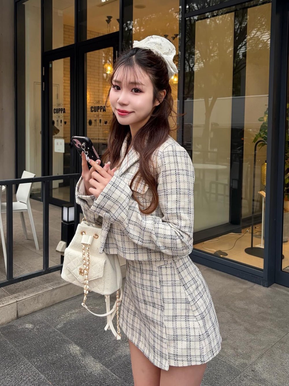 Vernal Tweed コンパクトジャケット