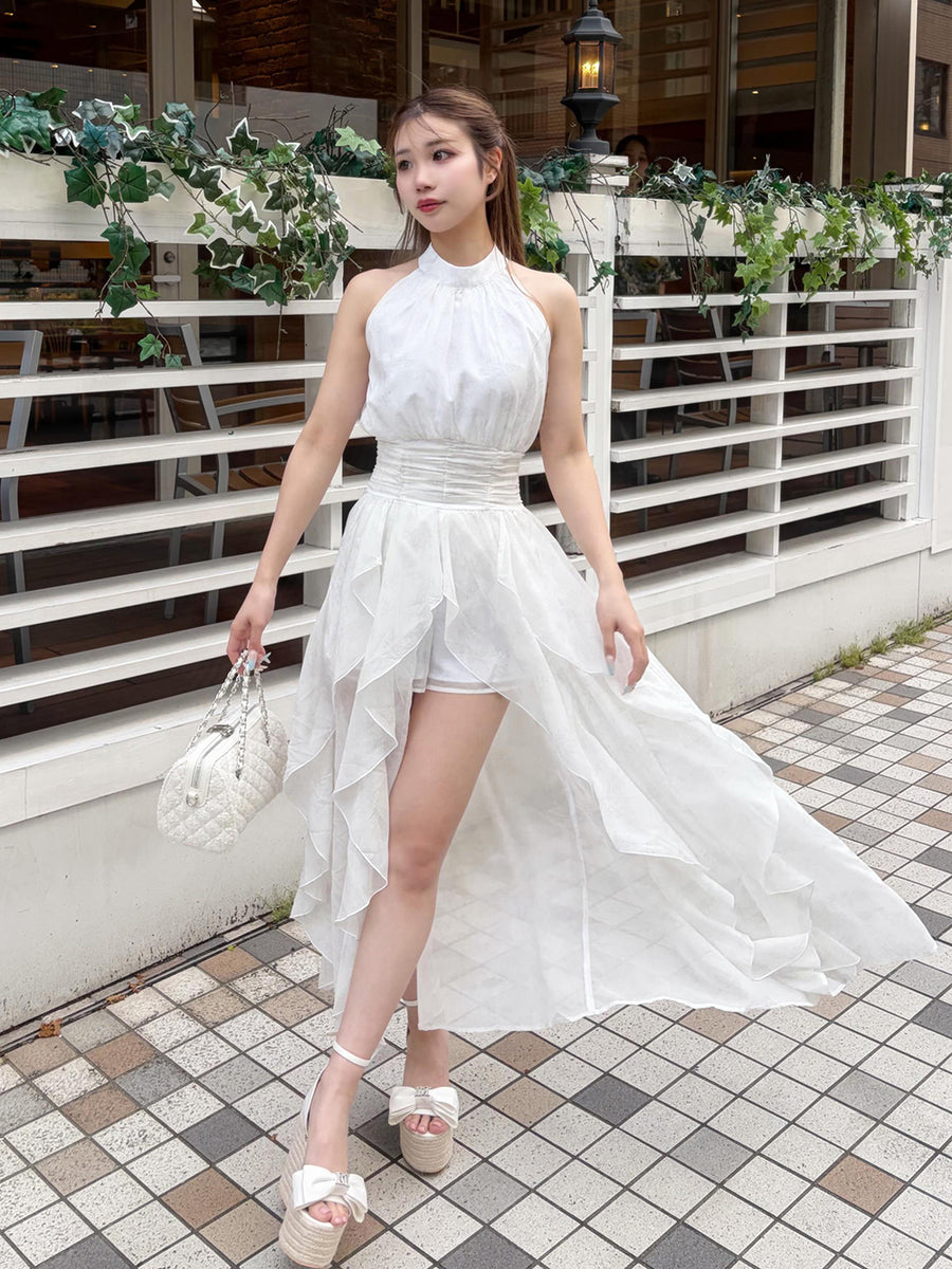 モデル：158cm（着用サイズ：FREE　着用カラー：WHT）