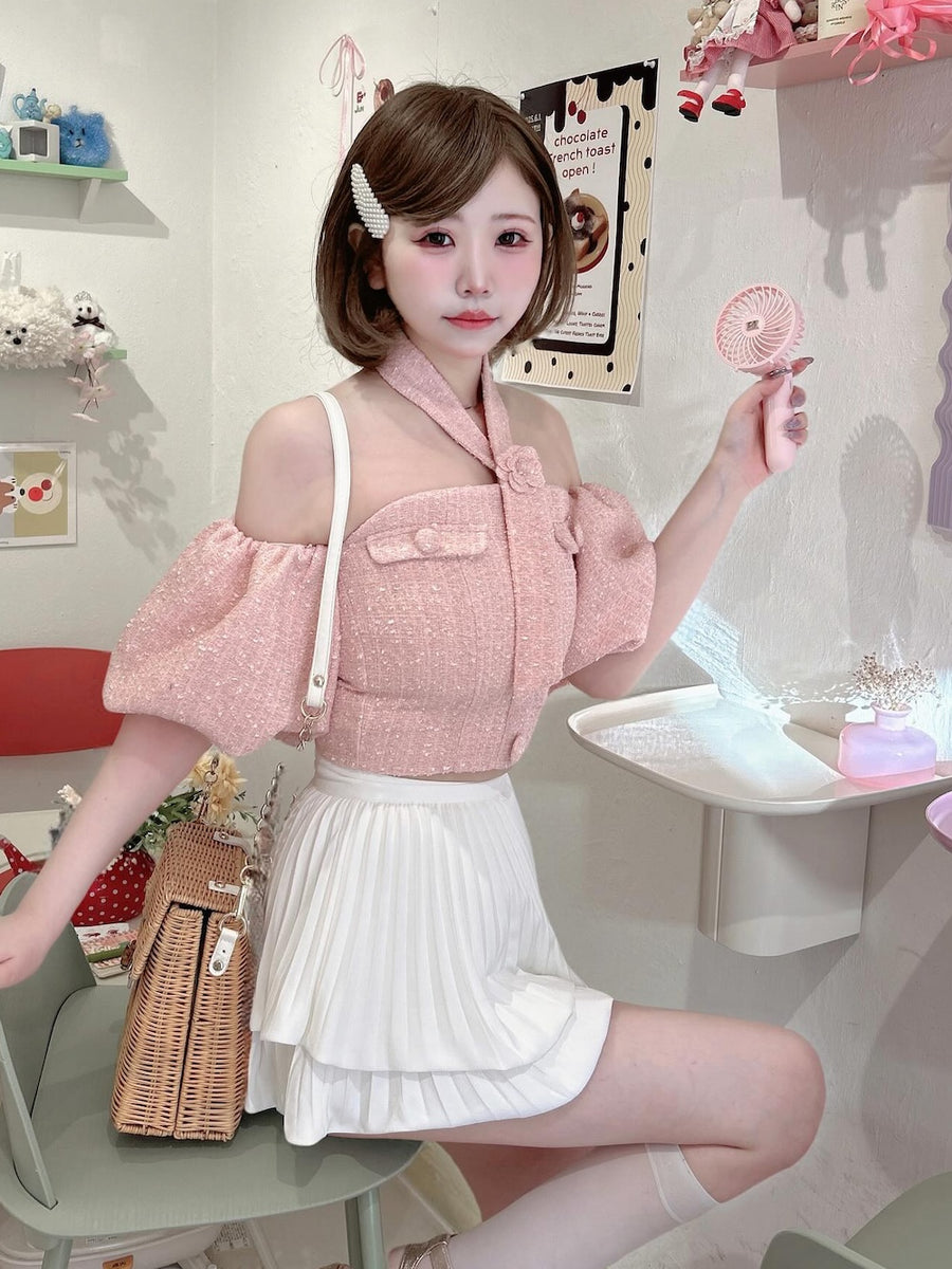 モデル：163cm（着用サイズ：FREE　着用カラー：PNK）