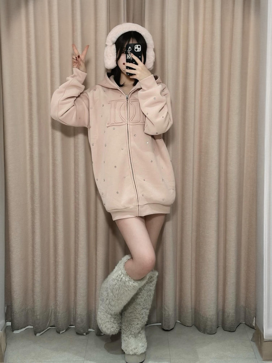 モデル：164cm（着用サイズ：FREE　着用カラー：PNK）