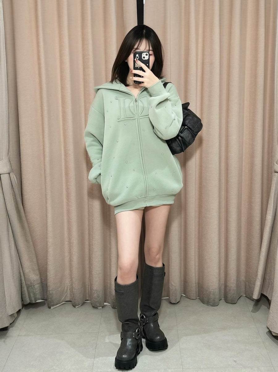 モデル：164cm（着用サイズ：FREE　着用カラー：MNT）