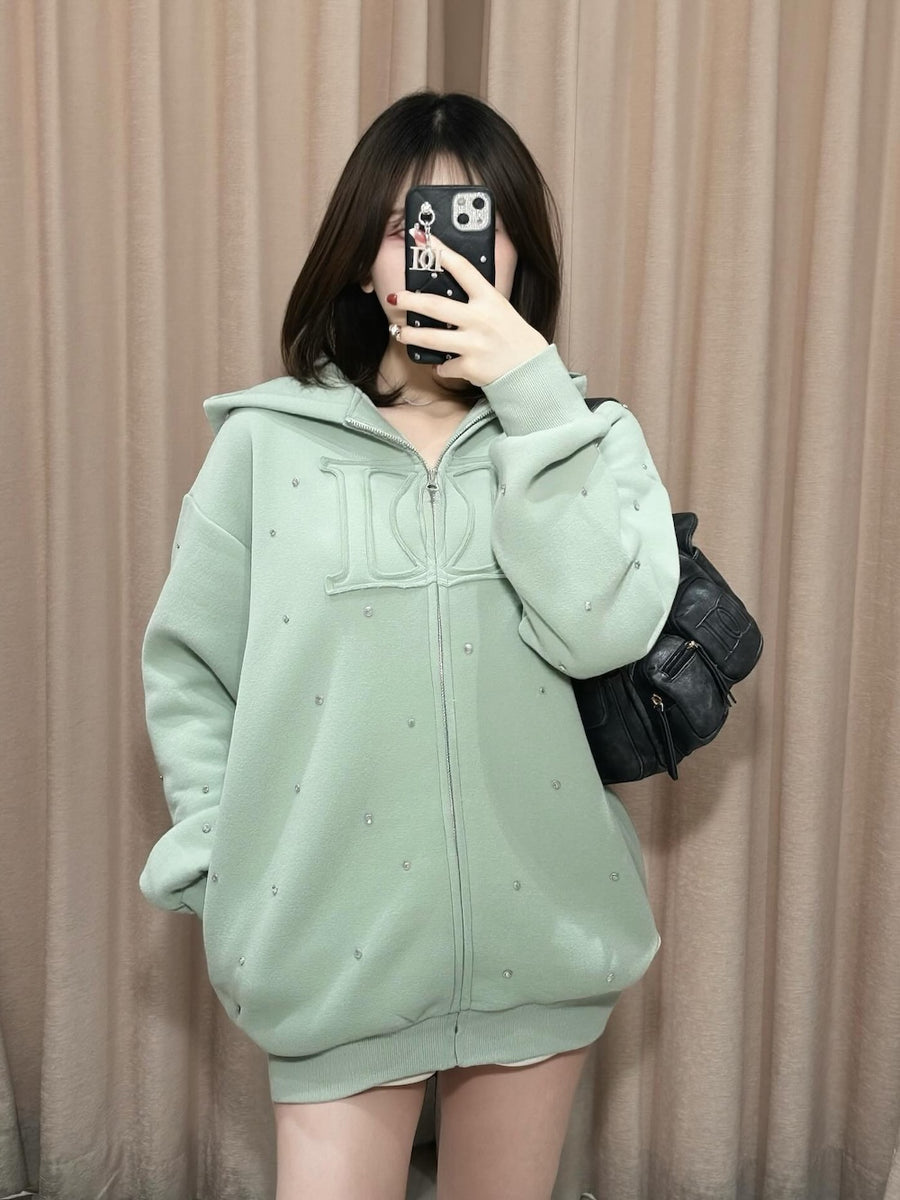 モデル：164cm（着用サイズ：FREE　着用カラー：MNT）