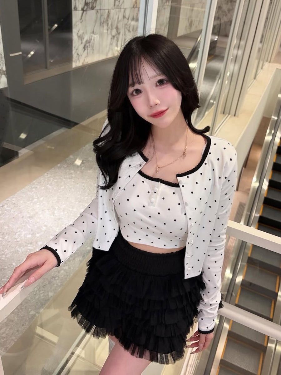 モデル：155cm（着用サイズ：FREE　着用カラー：WHT）