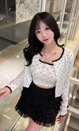 モデル：155cm（着用サイズ：FREE　着用カラー：WHT）