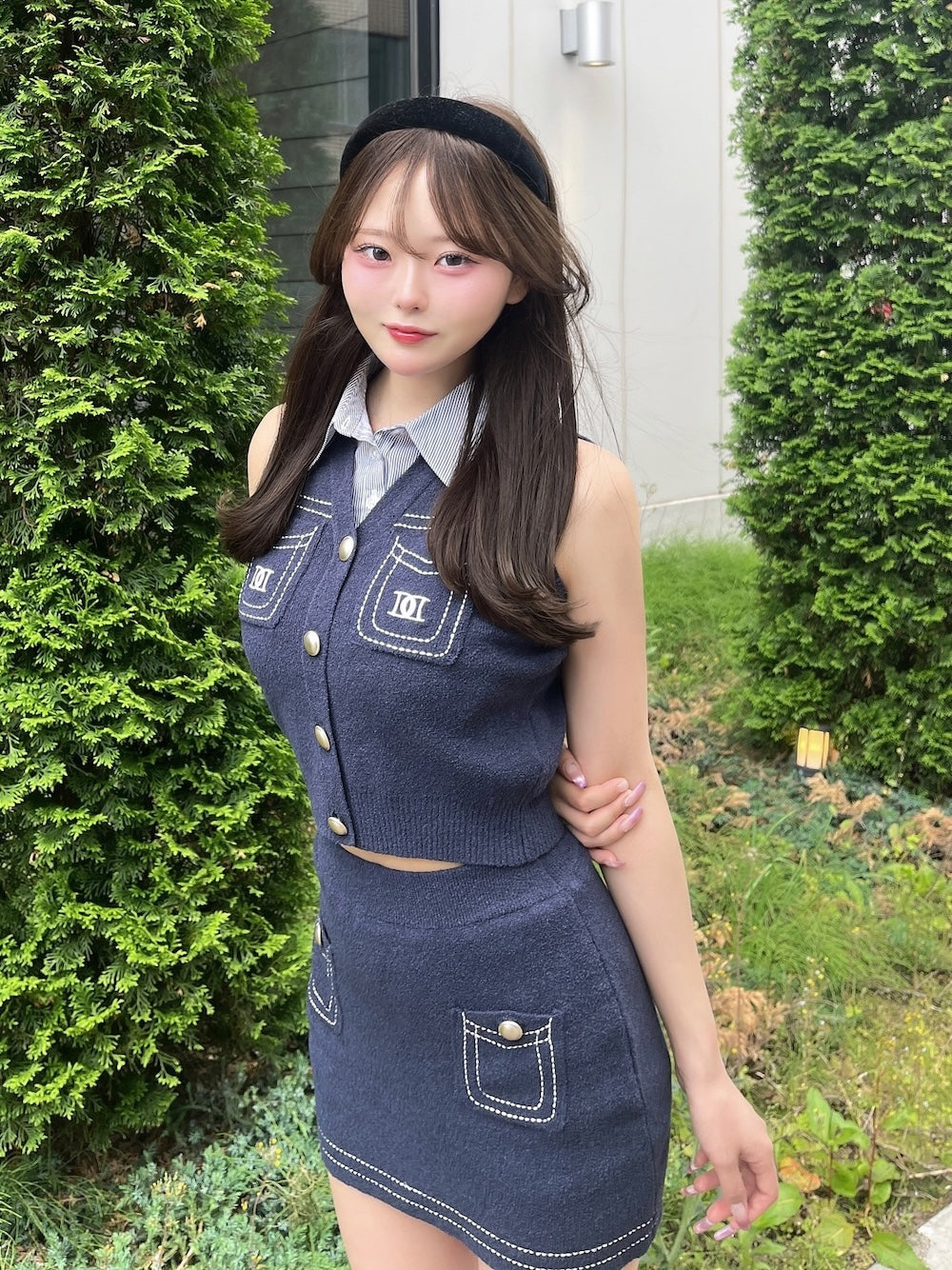 ステッチDDロゴニットセットアップ