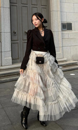 モデル：155cm（着用サイズ：FREE　着用カラー：WHT）