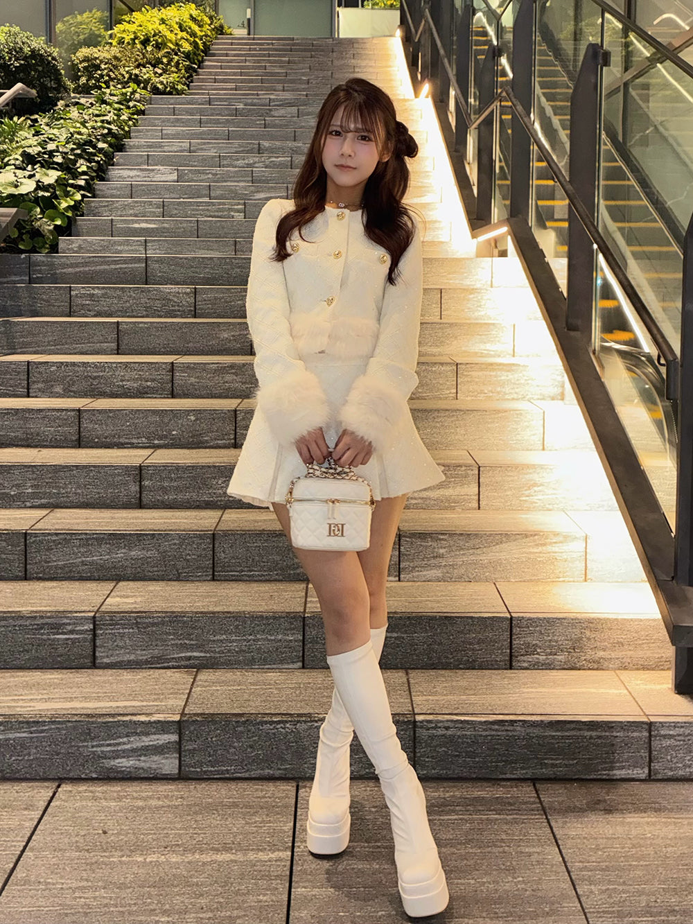 ルミエールツイードファージャケット
