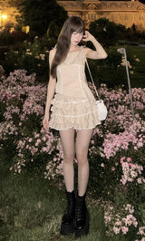 モデル：161cm（着用サイズ：FREE　着用カラー：BEG）