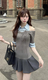 モデル：161cm（着用サイズ：FREE　着用カラー：GRY）