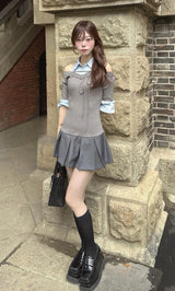 モデル：161cm（着用サイズ：FREE　着用カラー：GRY）