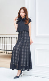 モデル：163cm（着用サイズ：FREE　着用カラー：BLK）