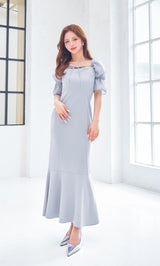 モデル：158cm（着用サイズ：FREE　着用カラー：SAX）