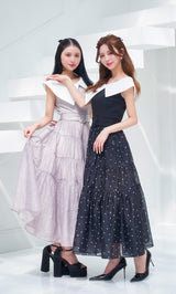 【BLK】158cm/FREE 【GRY】155cm/FREE