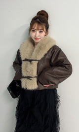 モデル：159cm（着用サイズ：FREE　着用カラー：BRN）