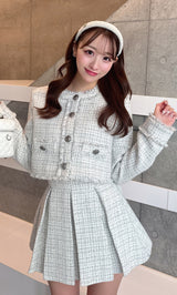 モデル：156cm（着用サイズ：S　着用カラー：WHT）