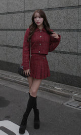 モデル：156cm（着用サイズ：FREE　着用カラー：BRD）