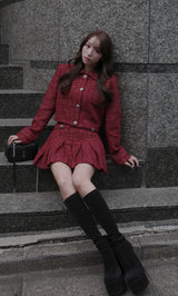 モデル：156cm（着用サイズ：FREE　着用カラー：BRD）