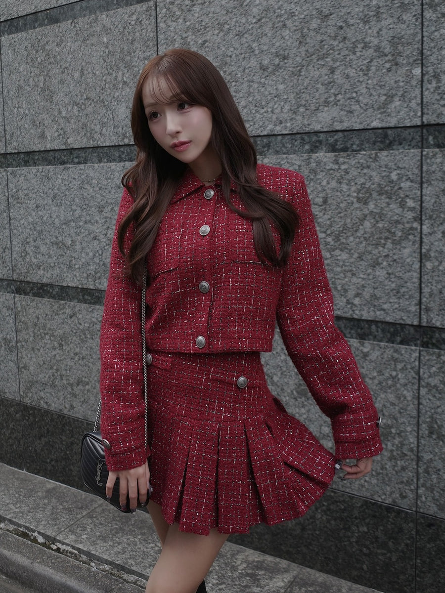 モデル：156cm（着用サイズ：FREE　着用カラー：BRD）