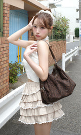 モデル：156cm（着用サイズ：FREE　着用カラー：IVO）