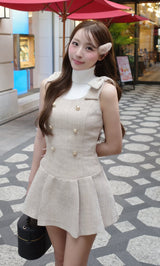 モデル：156cm（着用サイズ：FREE　着用カラー：BEG）