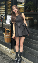 ビッグリボンクラシックラインミニワンピース – Darich