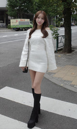 モデル：158cm（着用サイズ：FREE　着用カラー：WHT）