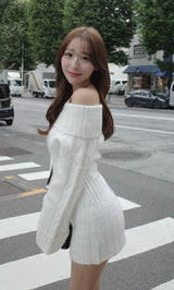 モデル：158cm（着用サイズ：FREE　着用カラー：WHT）