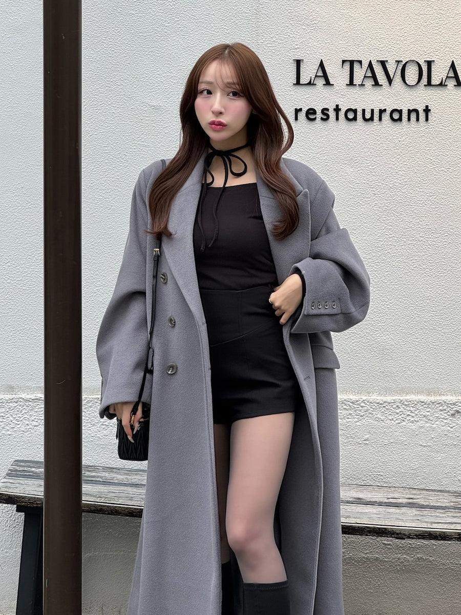 モデル：156cm（着用サイズ：FREE　着用カラー：GRY）